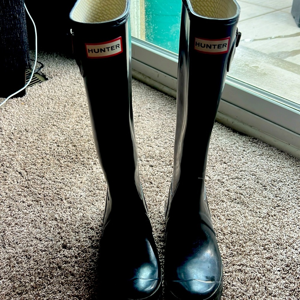 Tall black Hunter Boots!